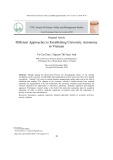 Different approaches to establishing university autonomy in Vietnam