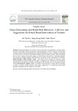 Delay discounting and health risk behaviors: A review and suggestions for school based intervention in Vietnam