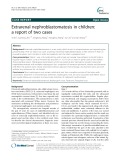 Extrarenal nephroblastomatosis in children: A report of two cases