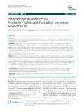 Predictors for an unsuccessful INtubation-SURfactant-Extubation procedure: A cohort study