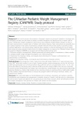 The CANadian Pediatric Weight Management Registry (CANPWR): Study protocol