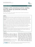 Changes in diet and physical activity resulting from the Shape Up Somerville community intervention