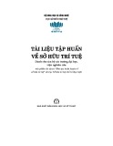 Tài liệu tập huấn về sở hữu trí tuệ dành cho cán bộ các trường đại học, viện nghiên cứu