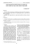 Luật mạnh số lớn đối với dãy các phần tử ngẫu nhiên đa trị, M-phụ thuộc theo khối