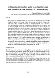 Chất lượng môi trường nước và những tác động đến khu bảo tồn biển đảo Cồn Cỏ, tỉnh Quảng Trị