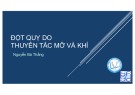 Bài giảng Đột quỵ do thuyên tắc mỡ và khí