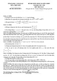 Đề thi tuyển sinh vào lớp 10 THPT năm 2019-2020 môn Toán có đáp án - Sở GD&ĐT Thừa Thiên Huế