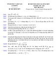 Đề thi tuyển sinh vào lớp 10 THPT năm 2019-2020 môn Toán có đáp án - Sở GD&ĐT Lâm Đồng