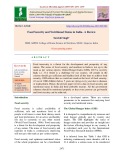 Food security and nutritional status in India - A review