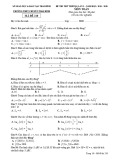 Đề thi thử THPT Quốc gia môn Toán năm 2019-2020 có đáp án - Trường THPT chuyên Thái Bình (Lần 1)