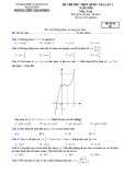 Đề thi thử THPT Quốc gia lần 1 môn Toán năm 2019-2020 có đáp án - Trường THPT Thanh Miện