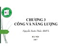 Bài giảng Vật lý 1: Chương 3 - Nguyễn Xuân Thấu