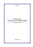 Hướng dẫn chẩn đoán và xử trí ngộ độc (Ban hành kèm theo Quyết định số 3610/QĐ-BYT ngày 31/8/2015 của Bộ trưởng Bộ Y tế)