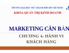 Bài giảng Marketing căn bản: Chương 4 - ThS. Huỳnh Hạnh Phúc (2018)