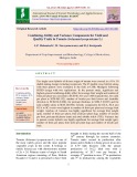 Combining ability and variance components for yield and quality traits in tomato (Solanum lycopersicum L.)