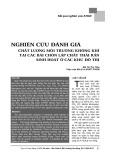 Nghiên cứu đánh giá chất lượng môi trường không khí tại các bãi chồn lấp chất thải rắn sinh hoạt ở các khu đô thị