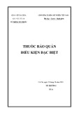 Thuốc bảo quản điều kiện đặc biệt