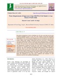 Water requirement of sugarcane using CROPWAT 8.0 model: A case study of north India