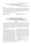 Ảnh hưởng của liều lượng phân bón và mật độ gieo trồng đến năng suất, hiệu quả kinh tế của tổ hợp bông lai 254/SCDR2  tại tỉnh Đắk Lắk