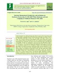 Nutrient management productivity and its balance in soybean (Glycine max (L) Merrill) wheat (Triticum aestivum) cropping in vindhyan plateau of MP, India