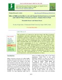 Effect of different fertility levels and organic nutrient sources on growth and yield of wheat (Triticum aestivum L. Emend. Fiori & Paol)