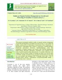 Studies on organic nutrient management on growth and flowering of cucumber (Cucumis sativus L.)