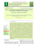 Studies on management of late blight (Phytophthora infestans (Mont) de Bary) of potato using organic soil amendments