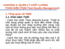 Bài giảng Quản trị chất lượng: Chương 3 - Trịnh Bửu Nam