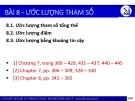 Bài giảng Lý thuyết xác suất và thống kê toán: Bài 8 - ĐH Kinh tế Quốc dân