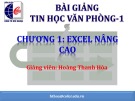 Bài giảng Tin học văn phòng: Chương 1 - Hoàng Thanh Hòa (p3 CĐ Kinh tế đối ngoại)