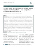 Longitudinal analysis of ear infection and hearing impairment: Findings from 6-year prospective cohorts of Australian children