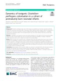 Dynamics of toxigenic Clostridium perfringens colonisation in a cohort of prematurely born neonatal infants