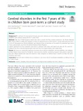 Cerebral disorders in the first 7 years of life in children born post-term: A cohort study