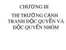 Bài giảng Kinh tế vi mô 2: Chương 3 - Hồ Hữu Trí (2018)