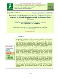 Productivity and quality dynamics of parching sorghum genotypes as influenced by nitrogen management through vermicompost during Rabi season
