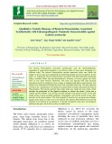 Qualitative toxicity bioassay of bacteria Photorhabdus associated symbiotically with Entomopathogenic nematode heterorhabditis against Galleria Mellonella