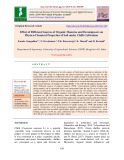 Effect of different sources of organic manures and decomposers on physico-chemical properties of soil under chilli cultivation