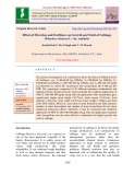 Effect of microbes and fertilizers on growth and yield of cabbage (Brassica oleracea L. var. capitata)