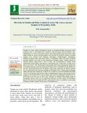 Diversity in tannin and fiber content in Areca nut (Areca catechu) samples of Karnataka, India