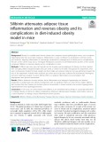 Silibinin attenuates adipose tissue inflammation and reverses obesity and its complications in diet-induced obesity model in mice