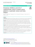 Aromatase inhibitors and risk of cardiovascular events in breast cancer patients: A systematic review and metaanalysis