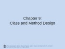 Lecture Systems analysis and design with UML (3/e) - Chapter 9: Class and method design