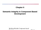 Lecture Building reliable component-based systems - Chapter 6: Semantic integrity in component based development