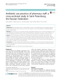 Antibiotic use practices of pharmacy staff: A cross-sectional study in Saint Petersburg, the Russian Federation