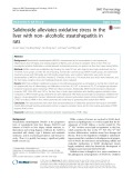 Salidroside alleviates oxidative stress in the liver with non- alcoholic steatohepatitis in rats