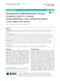 Trimethoprim-sulfamethoxazole induced circulatory shock in a human immunodeficiency virus uninfected patient: A case report and review