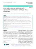 eToxPred: A machine learning-based approach to estimate the toxicity of drug candidates
