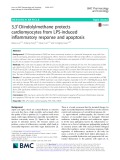 3,3′-Diindolylmethane protects cardiomyocytes from LPS-induced inflammatory response and apoptosis