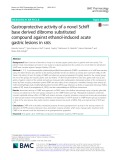Gastroprotective activity of a novel Schiff base derived dibromo substituted compound against ethanol-induced acute gastric lesions in rats