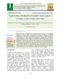 Seasonal incidence of sucking pests of groundnut (Arachis hypogaea L.)